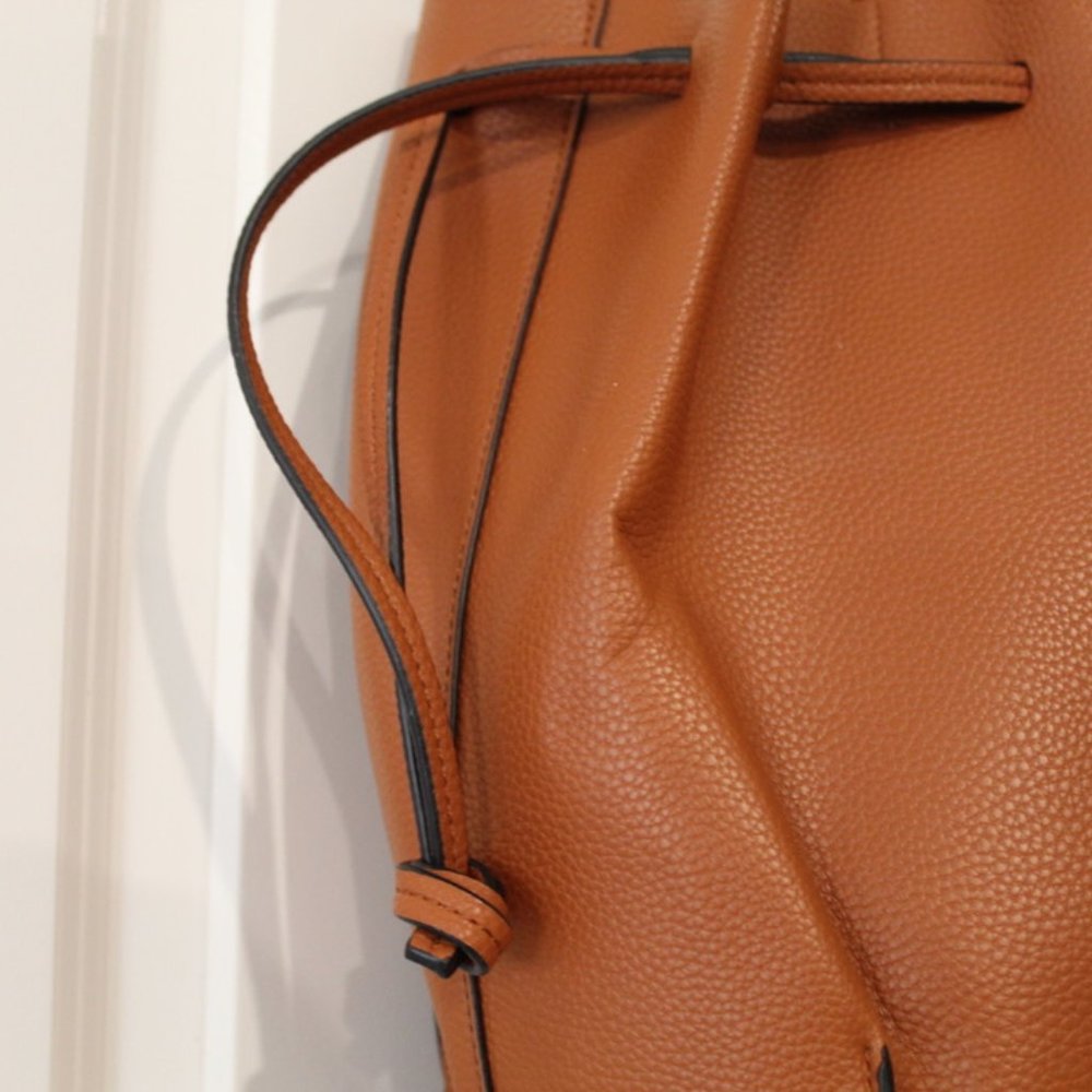Cognac Drawstring bag - Picture 4 of 5